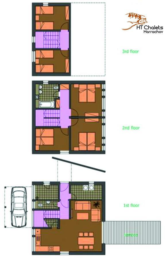 Ht Chalets Харачов Екстериор снимка